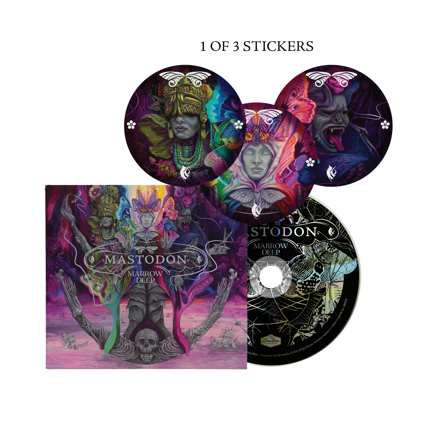 product mockup for Mastodon - Marrow Deep [CD]