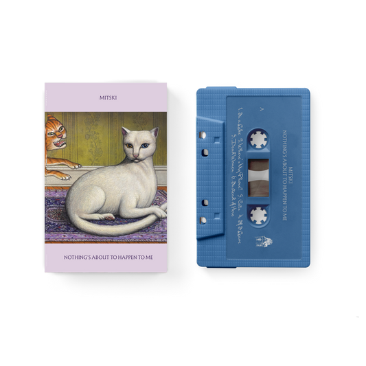 product mockup for Mitski - Nothing's About to Happen to Me [Cassette]