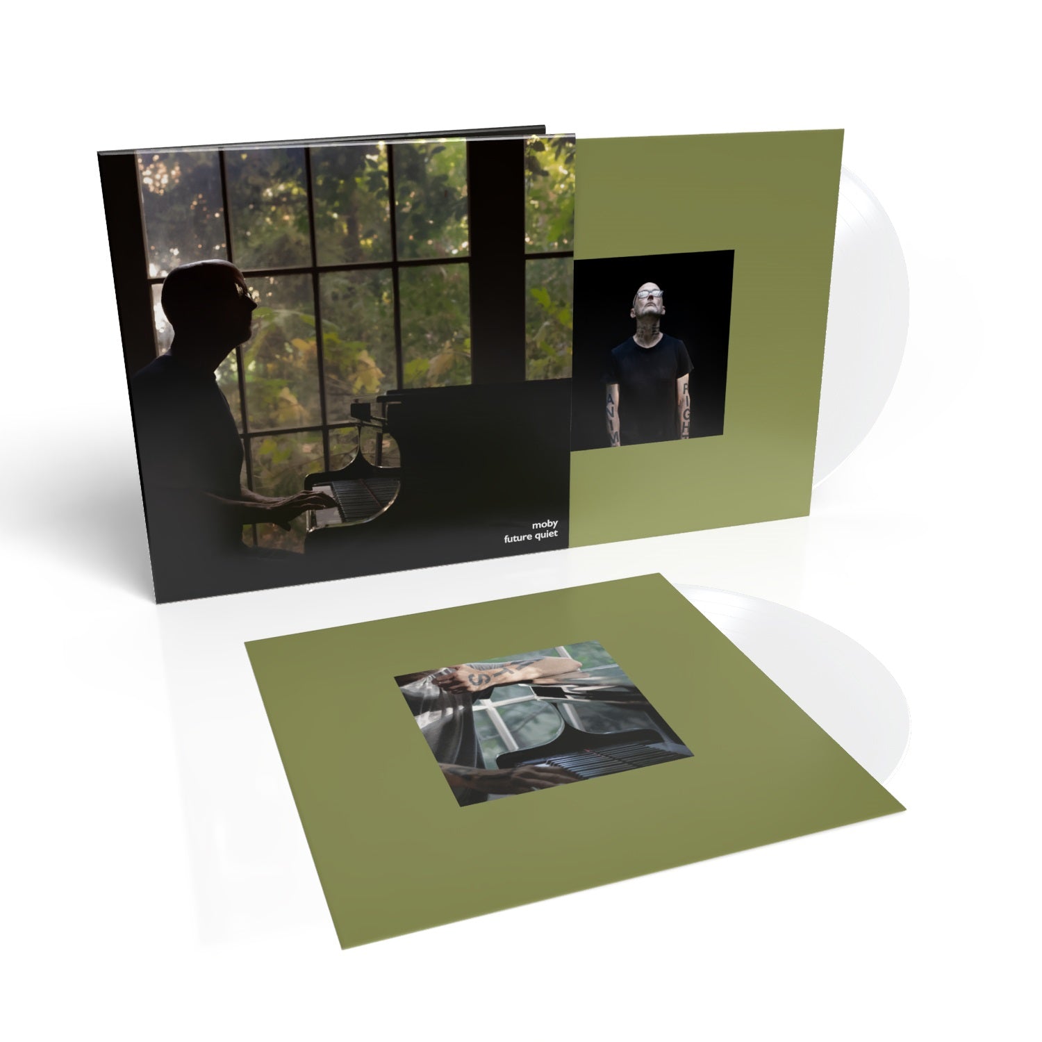 product mockup of Moby - Future Quiet [Trans. 2LP]