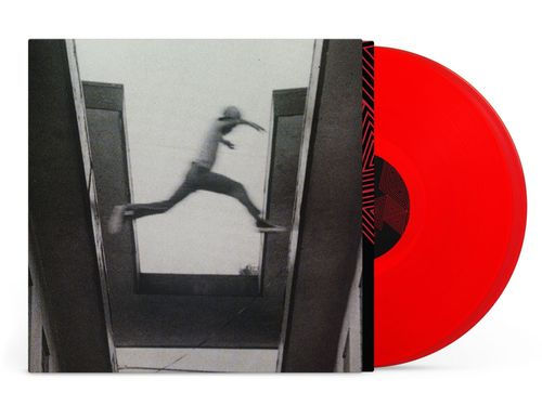 product mockup for Mos Def - The Ecstatic [Trans. Ruby Red 2LP]