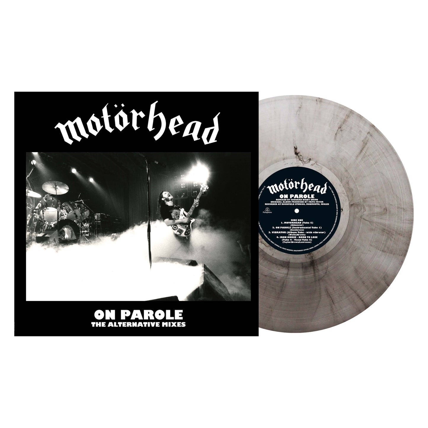 product mockup for Motörhead - On Parole (The Alternative Mixes) [Rocktober 2026] [LP]