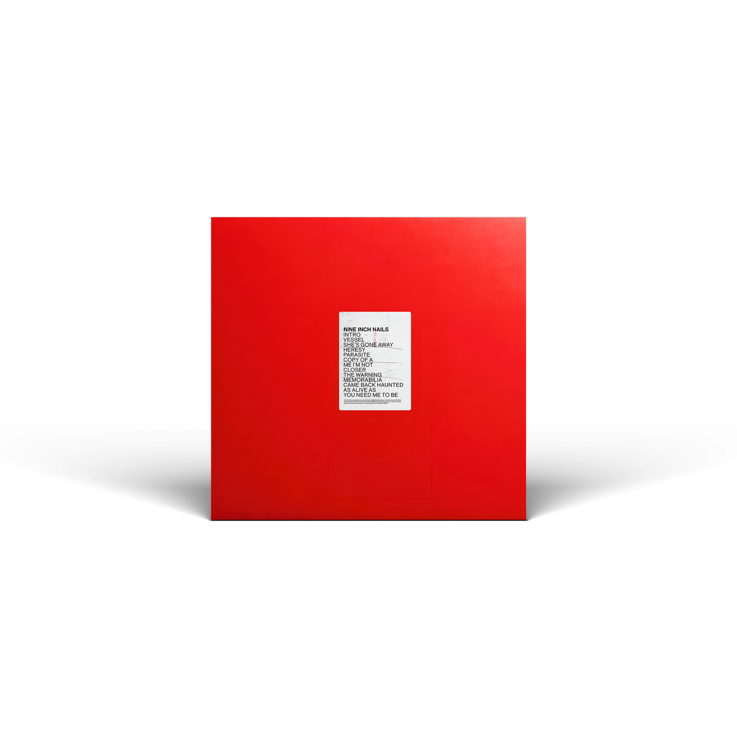 back cover of Nine Inch Nails - Nine Inch Noize