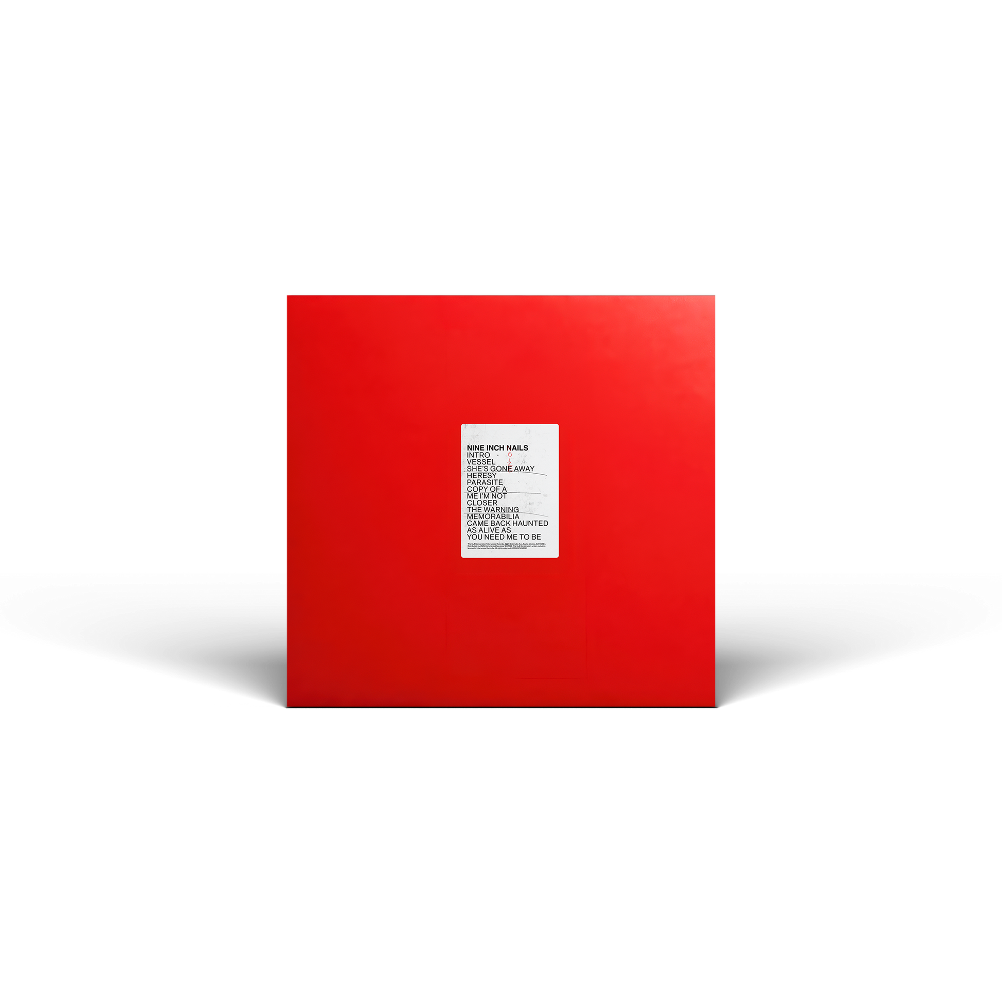 back cover of Nine Inch Nails - Nine Inch Noize