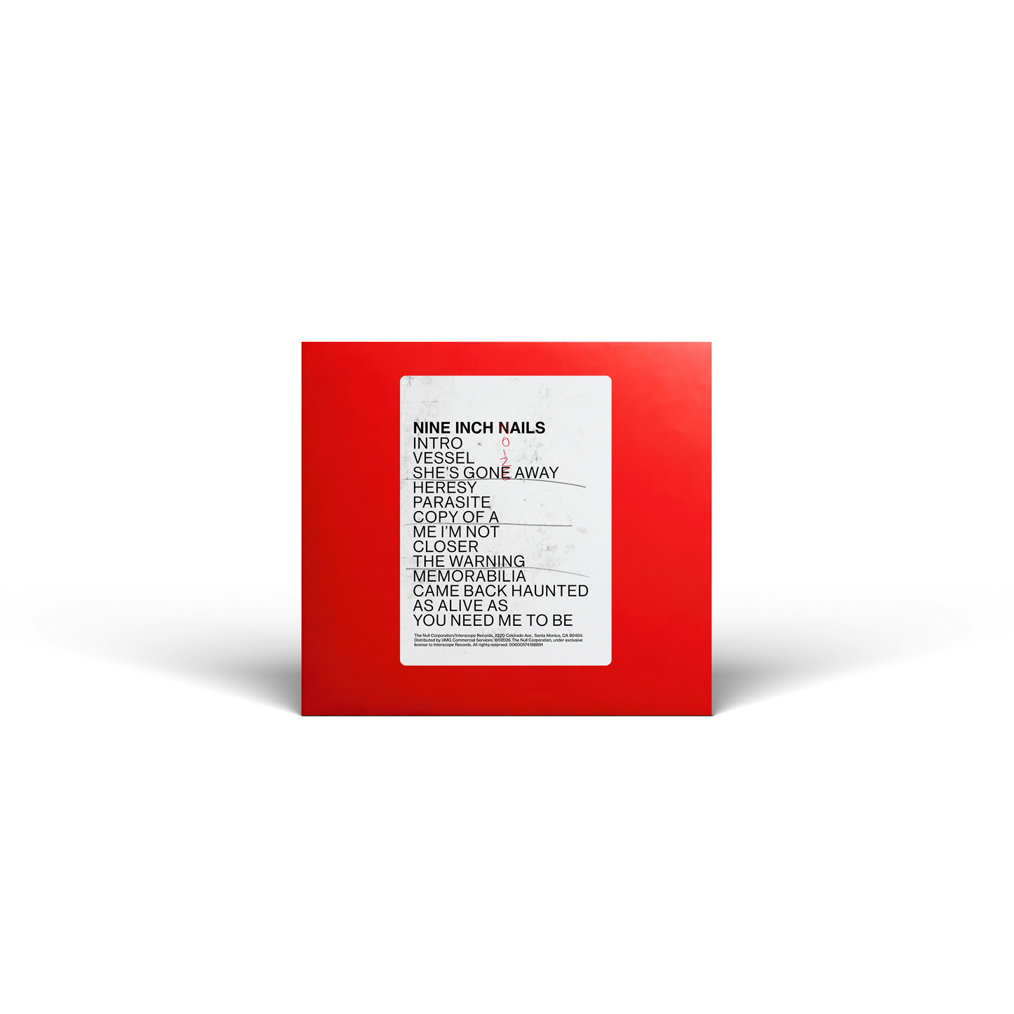 back cover of Nine Inch Nails - Nine Inch Noize