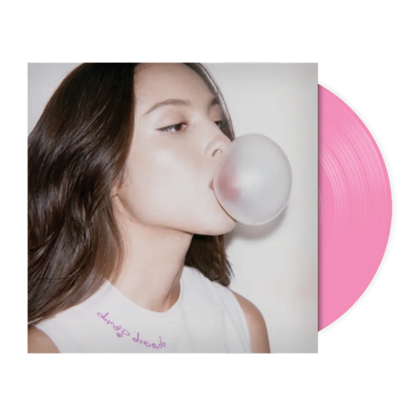 product mockup for Olivia Rodrigo - Drop Dead [Chewing Gum 7" Single]