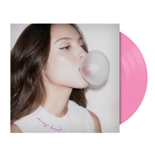 product mockup for Olivia Rodrigo - Drop Dead [Chewing Gum 7" Single]
