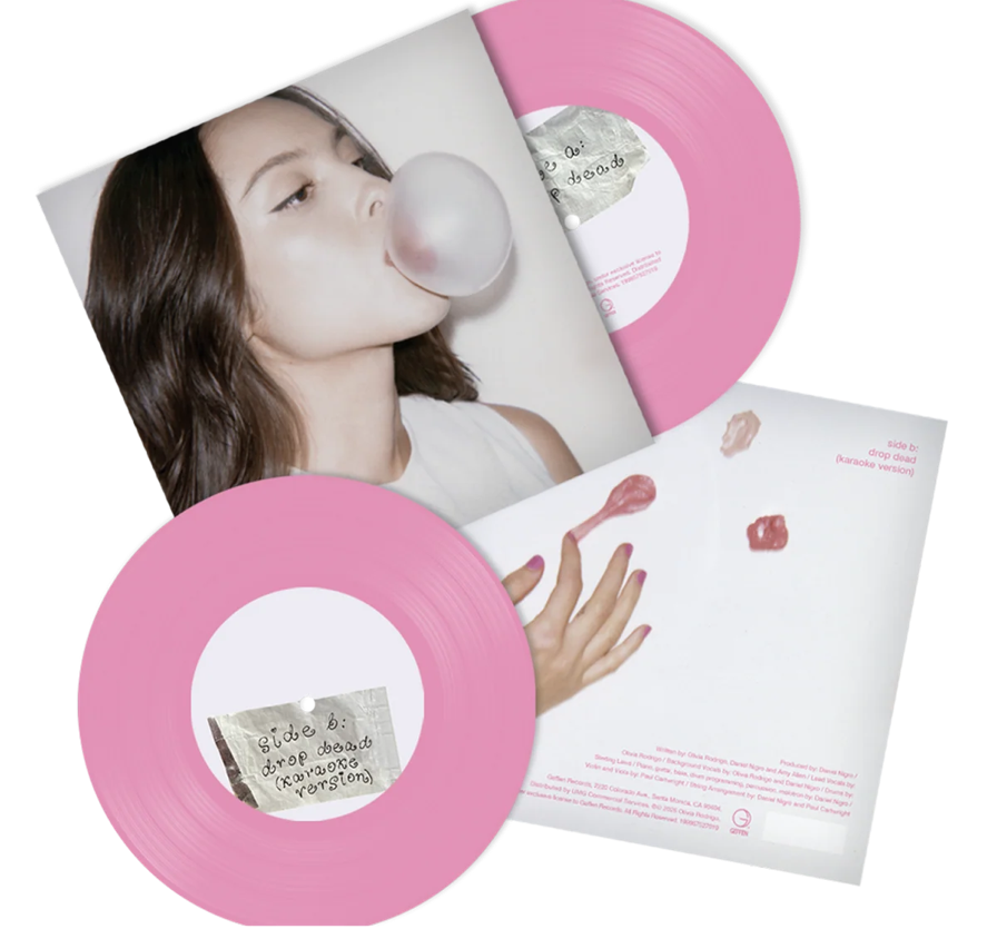 packshot for Olivia Rodrigo - Drop Dead [Chewing Gum 7" Single]