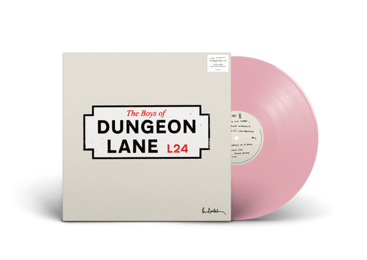 product mockup for Paul McCartney - The Boys Of Dungeon Lane [Indie Exclusive Pink LP]