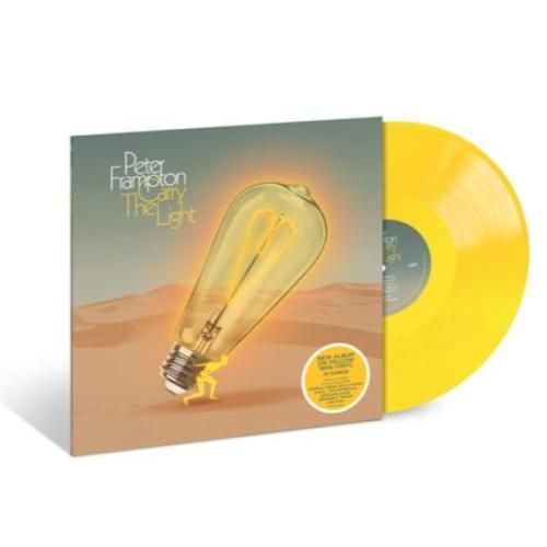 product mockup for Peter Frampton - Carry The Light [180g Yellow LP]