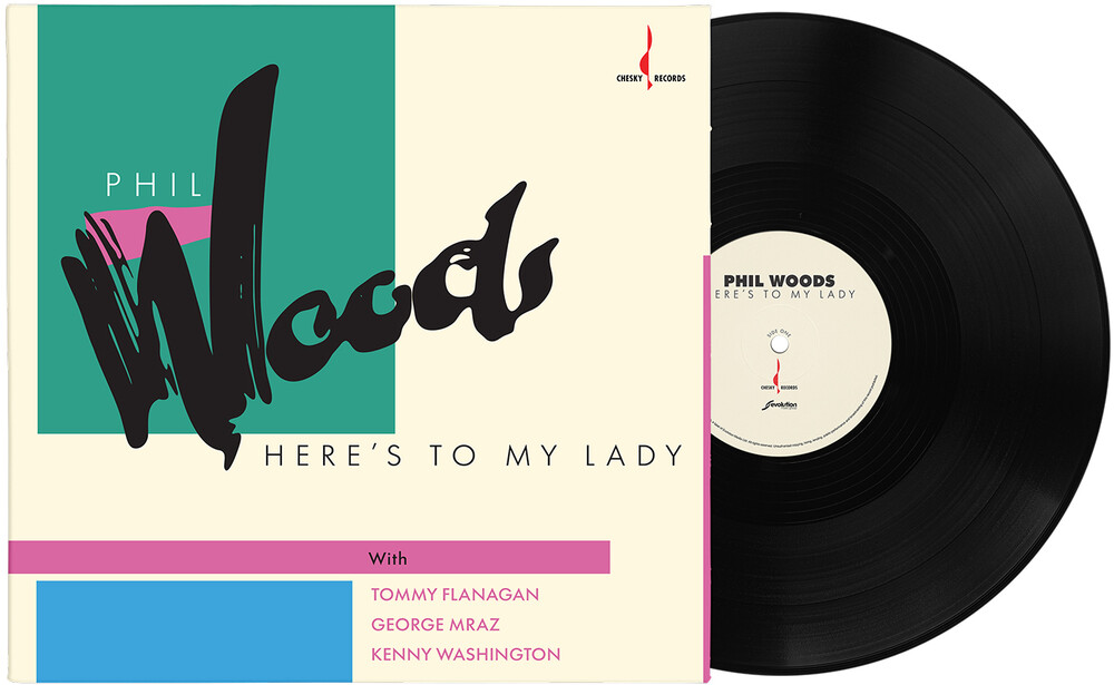 product mockup for Phil Woods - Here's To My Lady [180g LP]