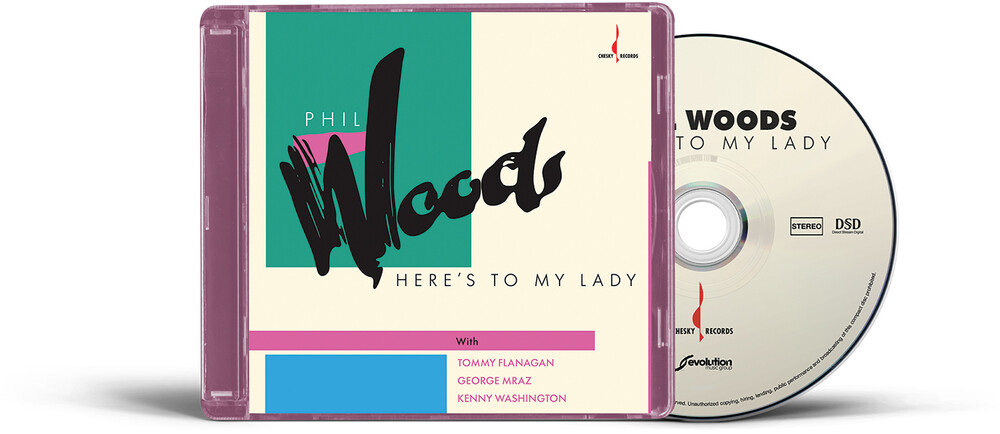 product mockup for Phil Woods - Here's To My Lady [SACD]