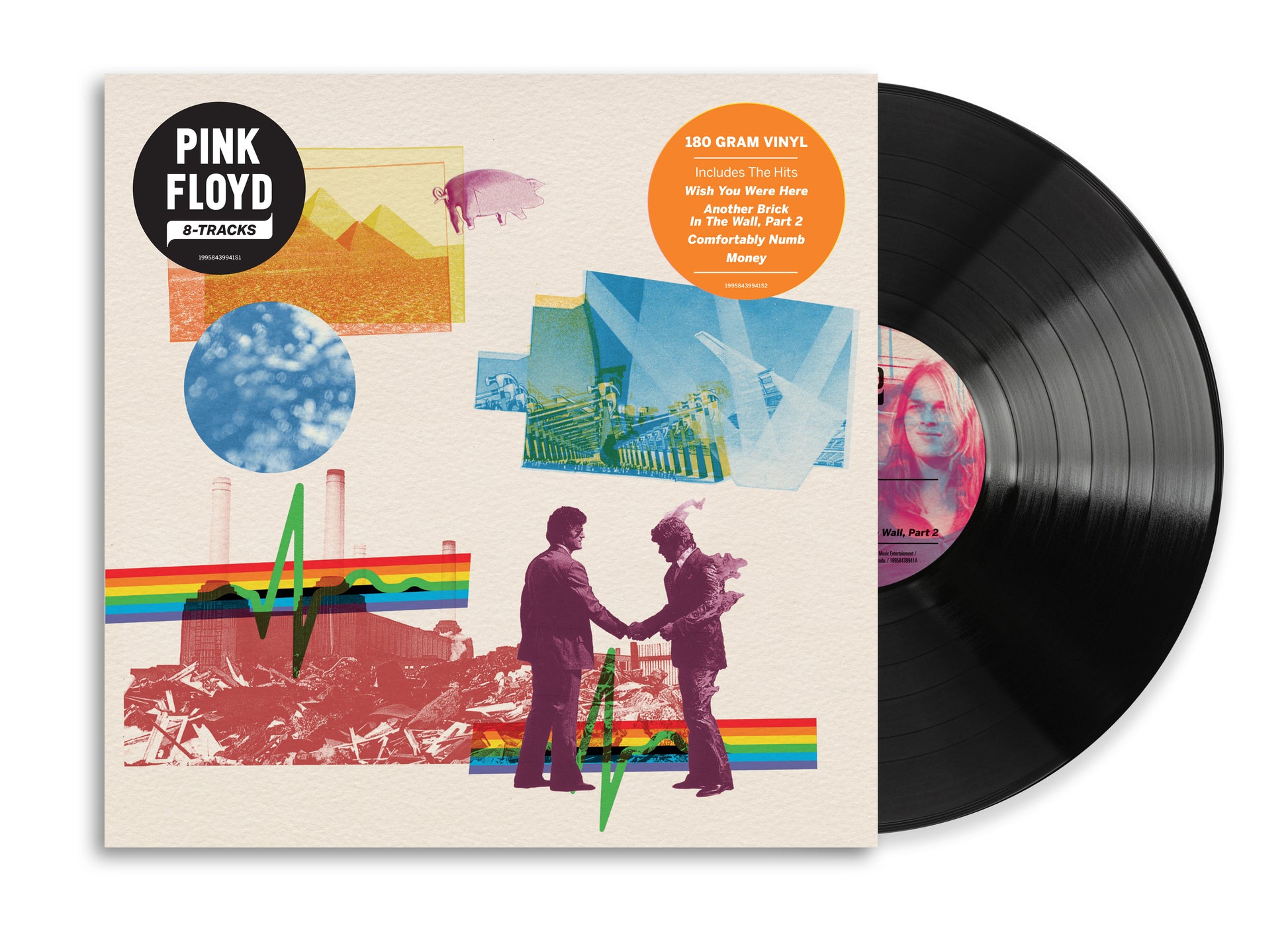 product mockup for Pink Floyd - 8-Tracks [180g LP]