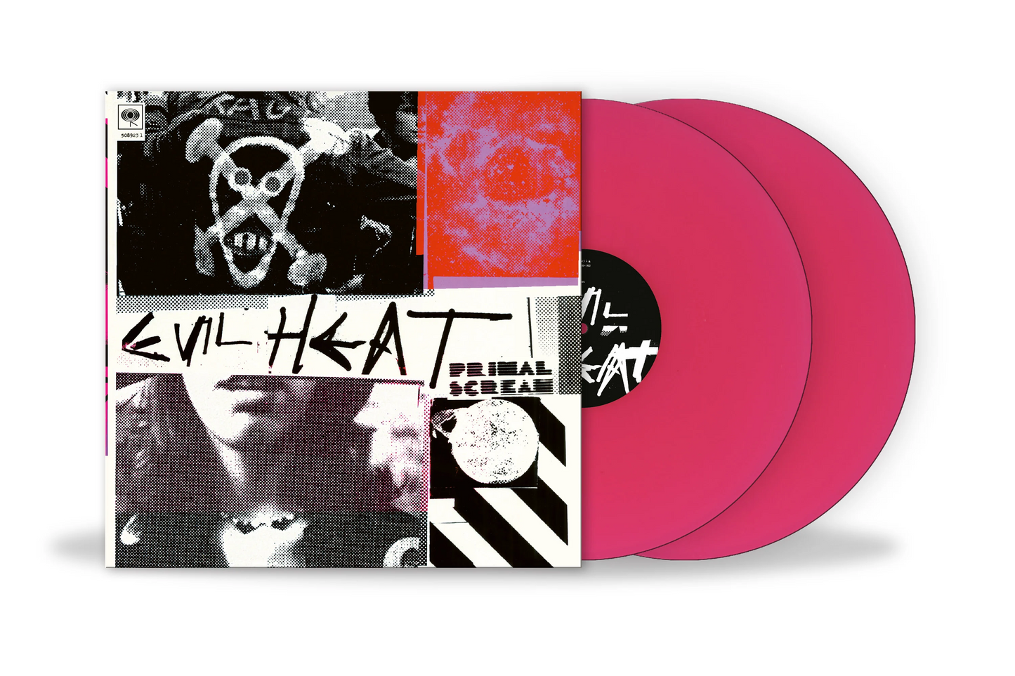 product mockup for Primal Scream - Evil Heat [2LP]