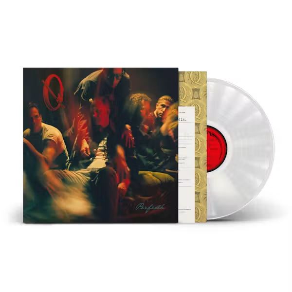 product mockup for Queens of the Stone Age - Perfecth [Indie Exclusive Crystal Clear LP]