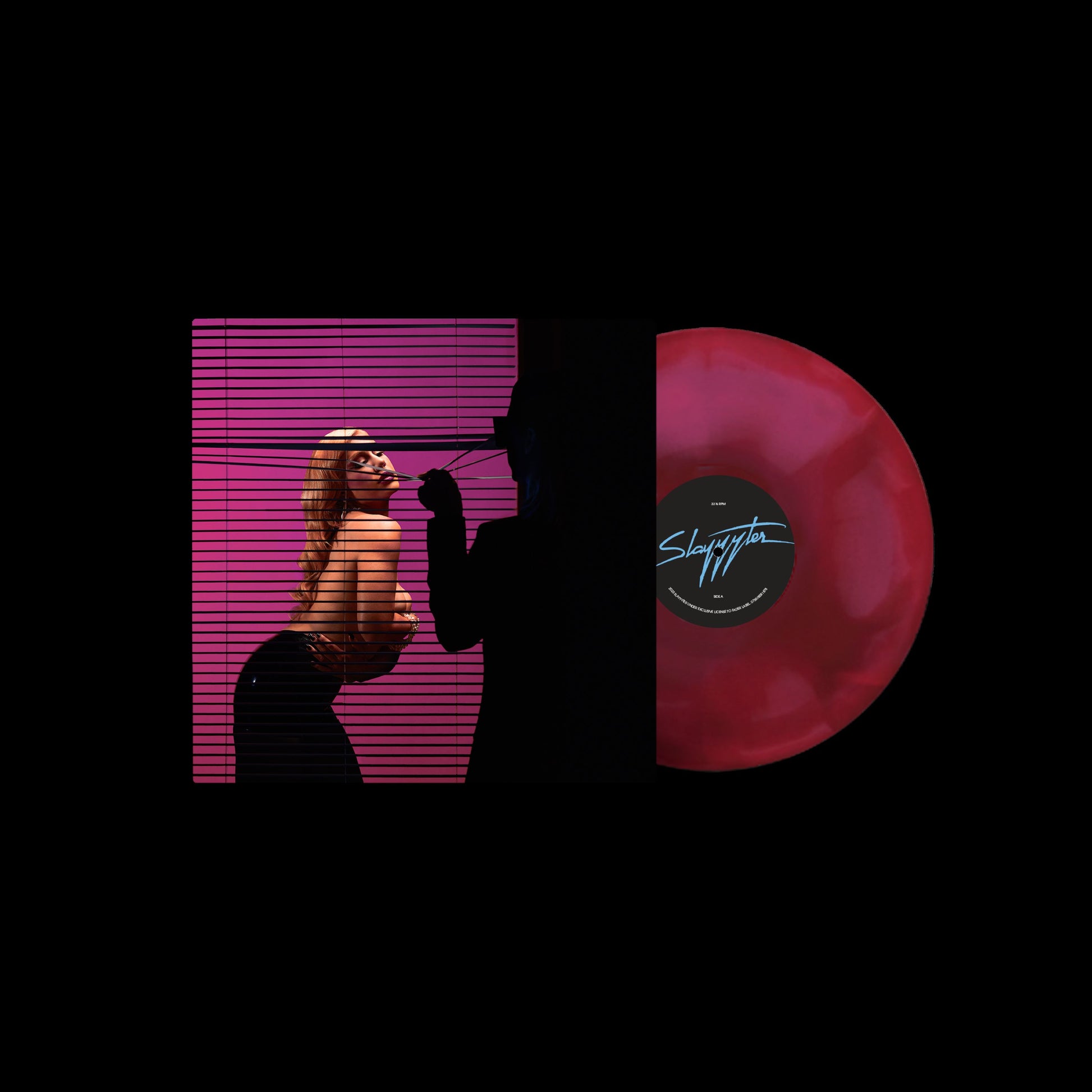product mockup for Slayyyter - STARFUCKER (Deluxe) [Indie Exclusive Red / Pink LP]