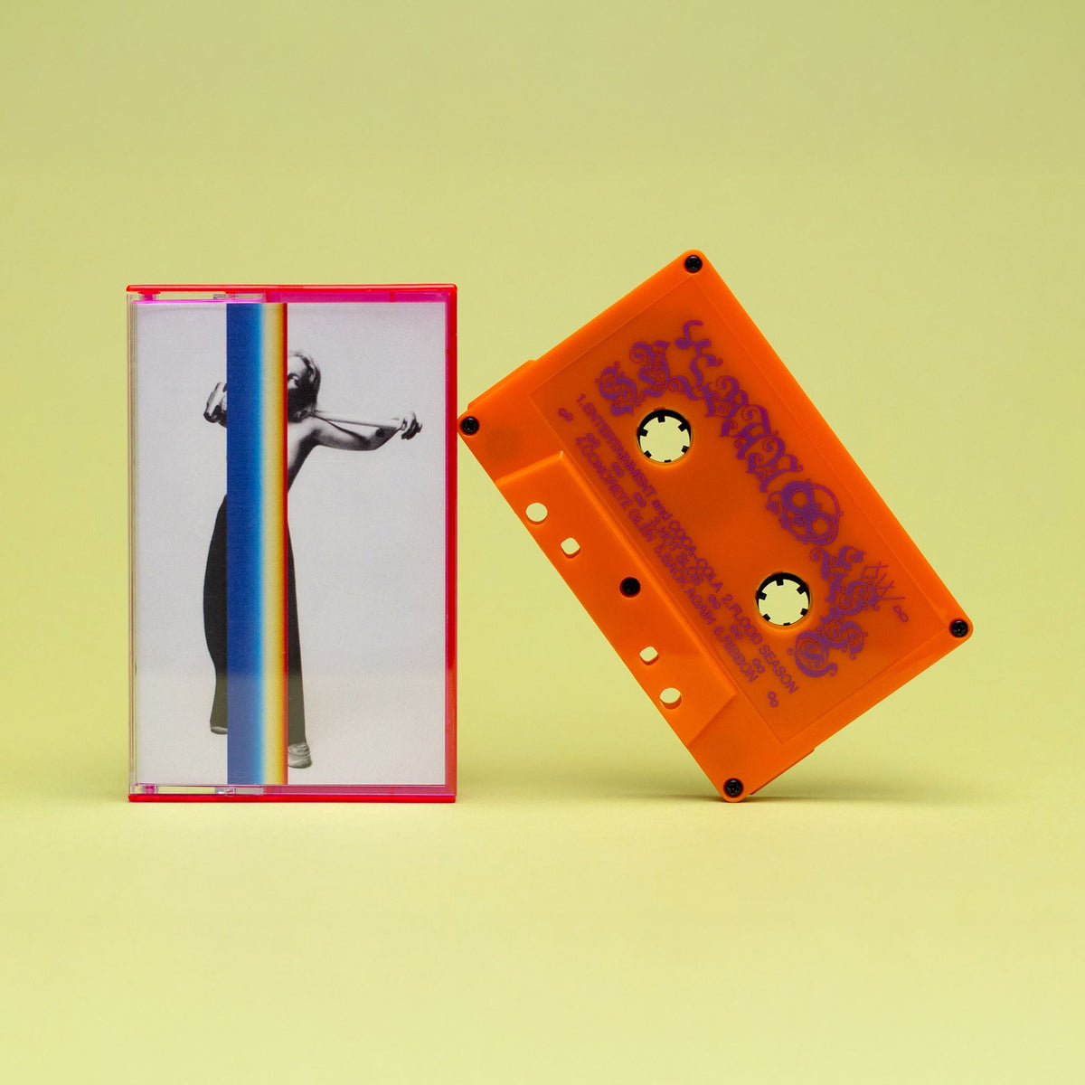 product mockup for Sylvan Esso - Ow ∞ [Cassette]