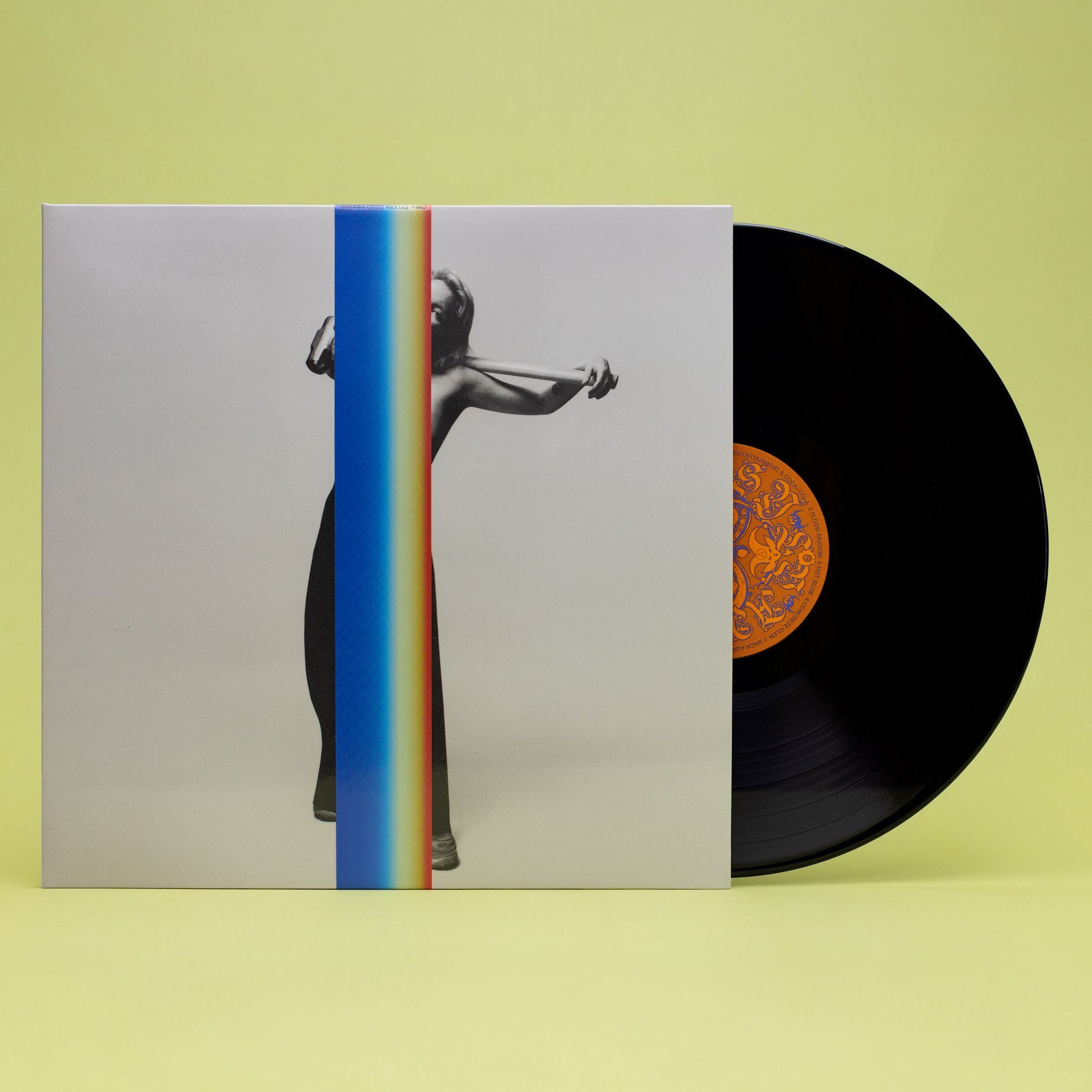 product mockup for Sylvan Esso - Ow ∞ [LP]