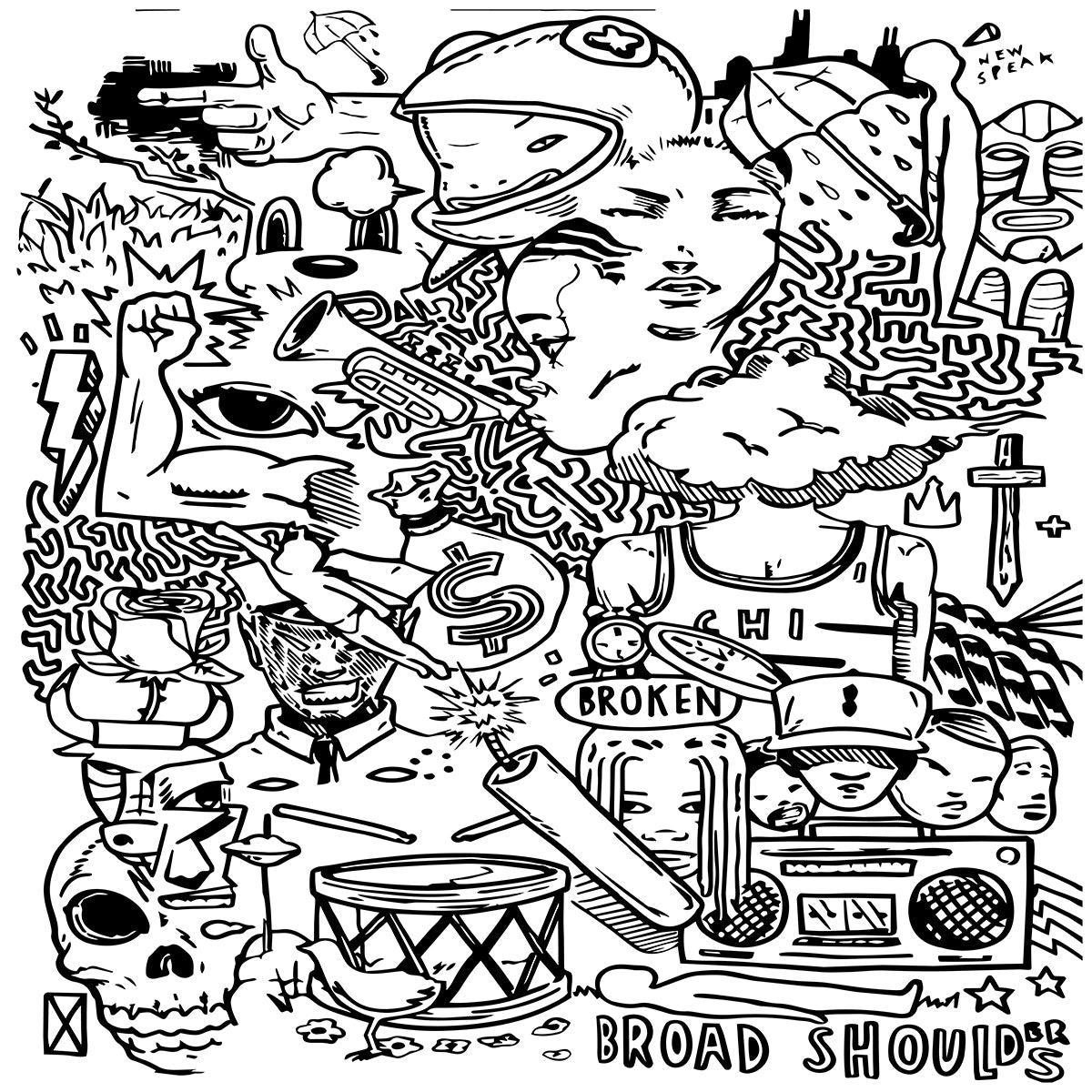 cover art for Taylor Bennett - Broad Shoulders (10th Anniv.) [Indie Exclusive LP]