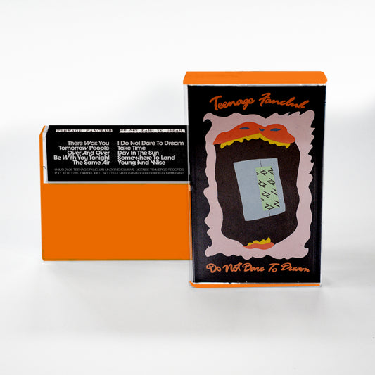 product mockup for Teenage Fanclub - Do Not Dare To Dream [Cassette]