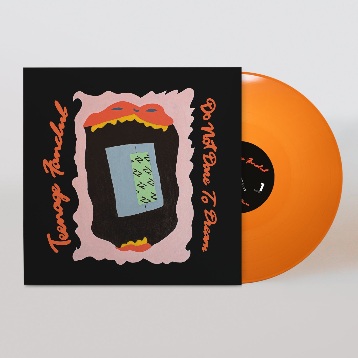 product mockup for Teenage Fanclub - Do Not Dare To Dream [Indie Exclusive Opaque Orange LP]