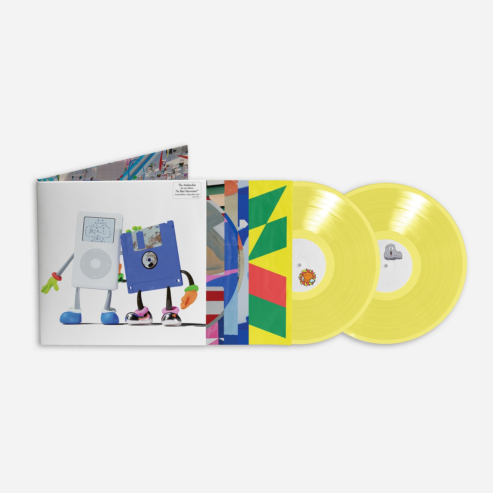product mockup for The Avalanches - No Bad Memories [180g Yellow 2LP]