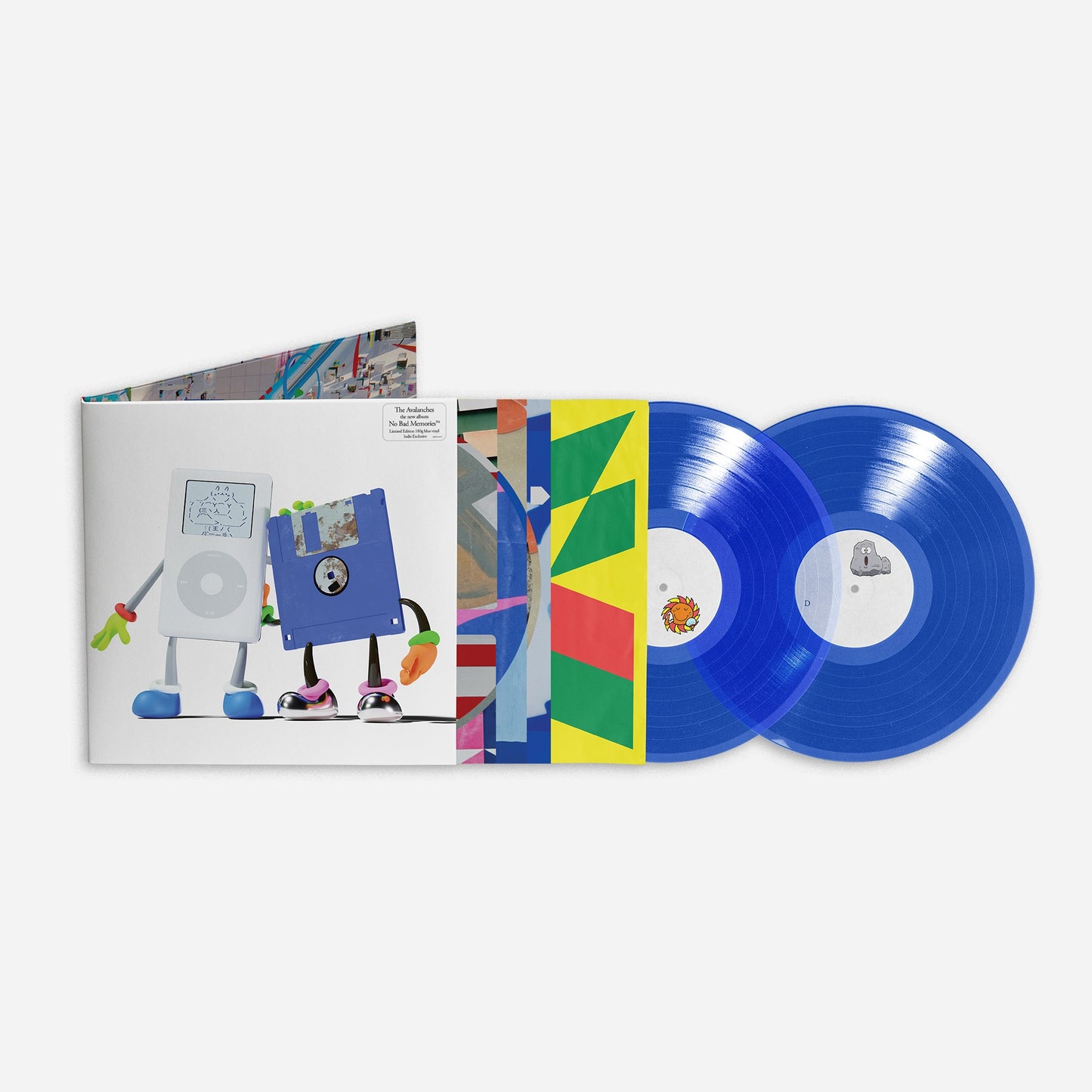 product mockup for The Avalanches - No Bad Memories [Indie Exclusive 180g Blue 2LP]