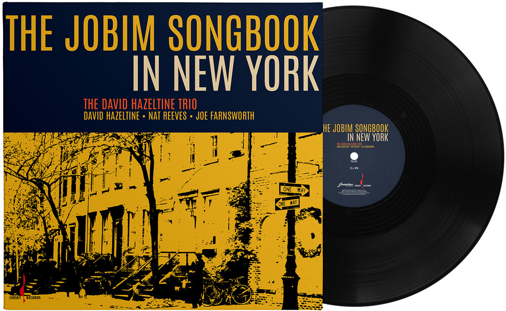 product mockup for The David Hazeltine Trio - The Jobim Songbook In New York [180g LP]