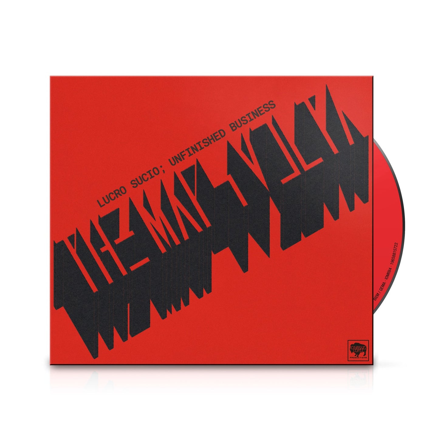 product mockup for The Mars Volta - Lucro Sucio; Unfinished Business (Live) [CD]