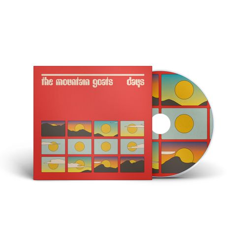 product mockup for The Mountain Goats - Days [CD]