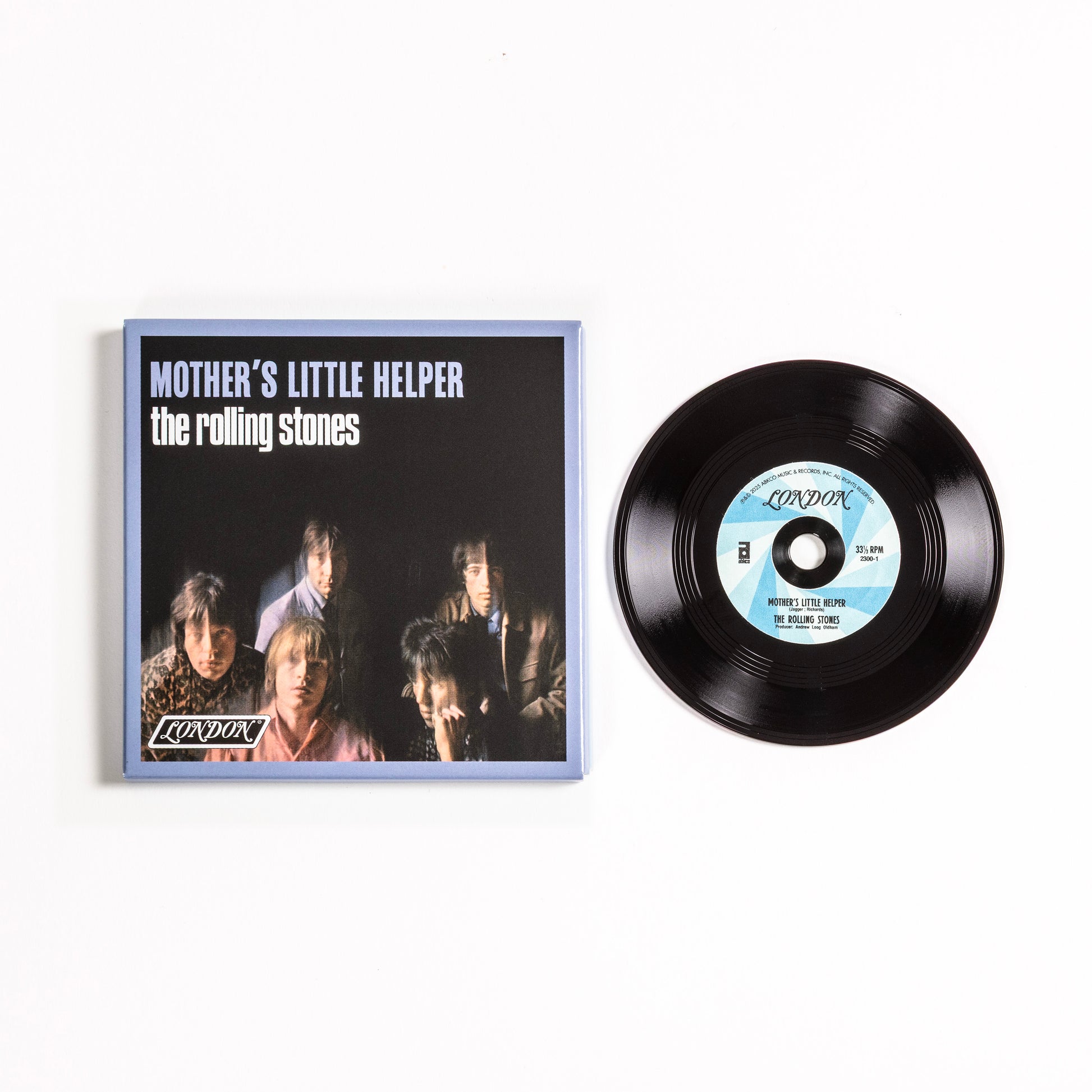 product mockup for The Rolling Stones Mother's Little Helper [3" Single] [RSD 2026]