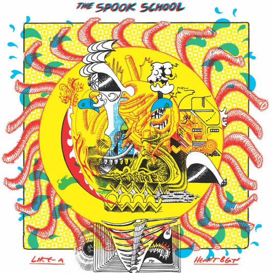 the album cover for The Spook School - Like A Heartbeat