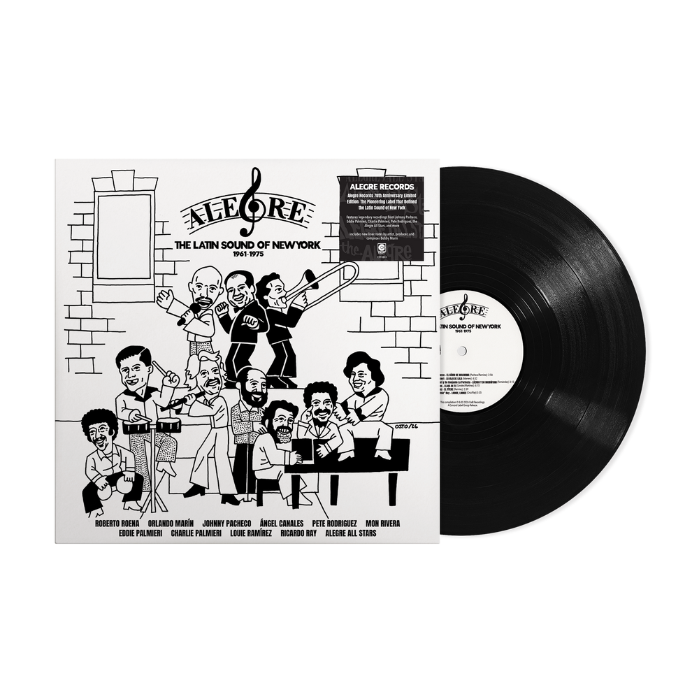product mockup for Various Artists - Alegre Records: The Latin Sound Of New York (1961-1975) [LP]