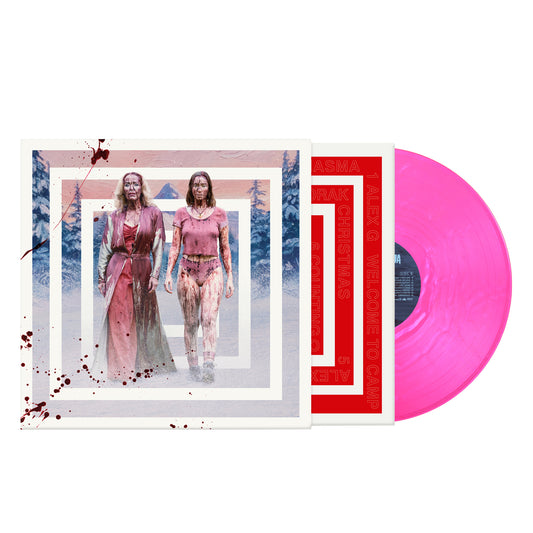 product mockup for Various Artists - Teenage Sex and Death at Camp Miasma (Soundtrack Score Selections) [Neon Pink LP]