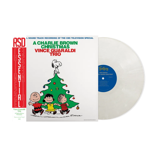 product mockup for Vince Guaraldi Trio - A Charlie Brown Christmas [RSD Essential Snowstorm LP]