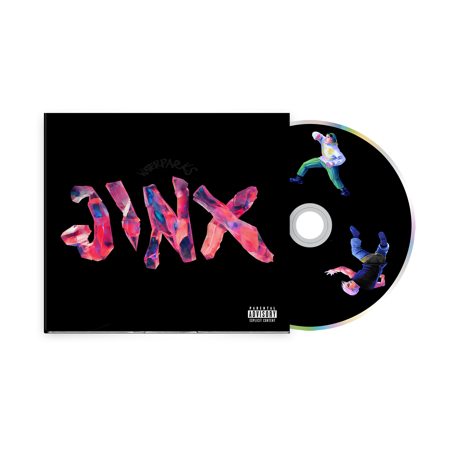 product mockup for Waterparks - JINX [CD]