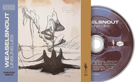 product mockup for Weaselsnout - Unsung Lies [CD]