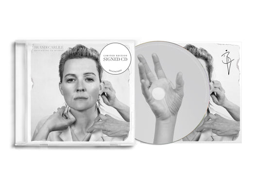Product mockup of a signed CD of Brandi Carlile - Returning To Myself