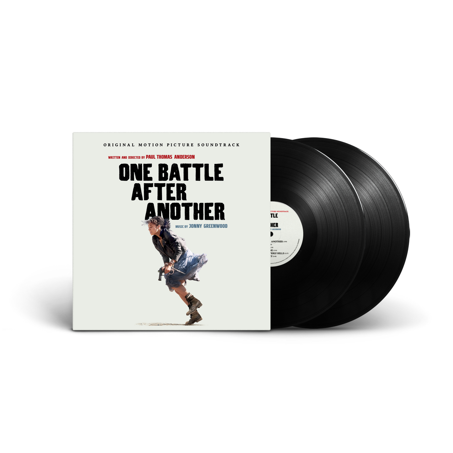 Product mockup for Jonny Greenwood - One Battle After Another Soundtrack on Vinyl 2LP