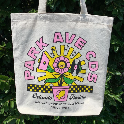 Park Ave CDs Record Store Day 2024 Flower Tote Bag