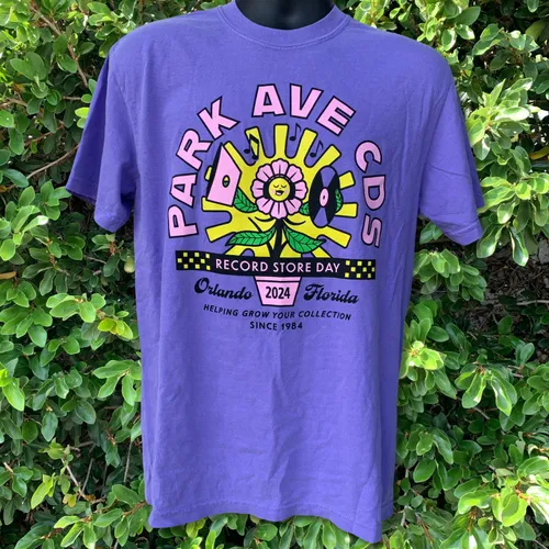 Park Ave CDs Record Store Day 2024 Flower Shirt in Violet