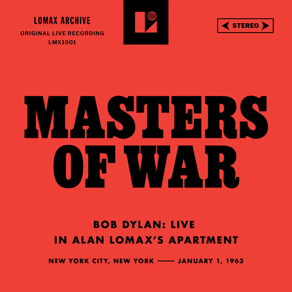 cover for bob dylan - masters of war 7" rsd black friday 2025