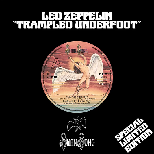 the album cover for Led Zeppelin - Trampled Under Foot [7" single] [RSD Black Friday 2025]
