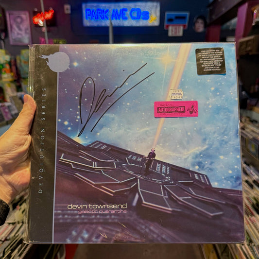 Signed copy of Devin Townsend - Galactic Quarantine on vinyl